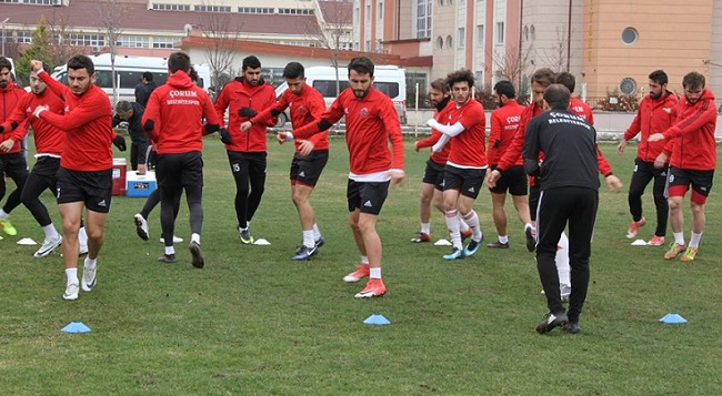 ÇORUM BELEDİYESPOR’DA YOĞUN MESAİ