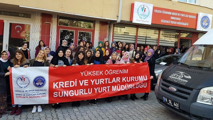 KYK ÖĞRENCİLERİNDEN ÖRNEK DAVRANIŞ
