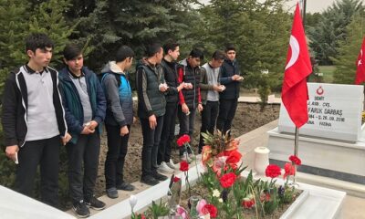 ÖĞRENCİLERDEN ŞEHİTLİĞE VEFA ZİYARETİ