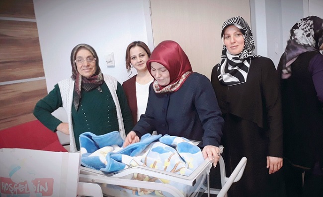HALİME GÜL’DEN HOŞGELDİN BEBEK ZİYARETİ