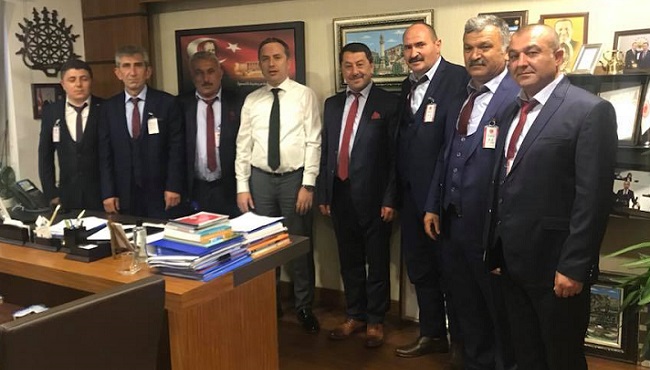 ŞOFÖRLER ODASINDAN CEYLAN’A ZİYARET