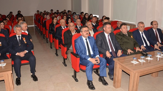 ŞEHİT VE GAZİLERE SAYGI KONFERANSI