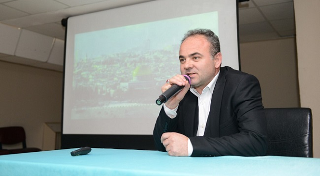 ÖĞRENCİLERLE KUDÜS SÖYLEŞİSİ YAPTI