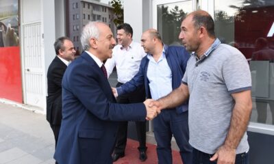 BAŞKAN ESNAFI ZİYARET ETTİ