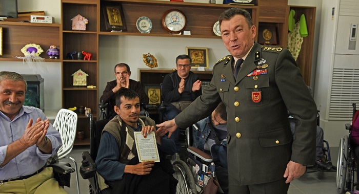 TSK’DAN ENGELLİLERE TEŞEKKÜR BELGESİ