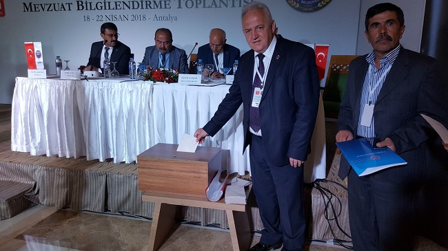 BAŞKAN ORHAN ATEŞ TEKRAR SEÇİLDİ