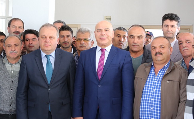 ÖZEL İDARE PERSONELİNİ ZİYARET ETTİ