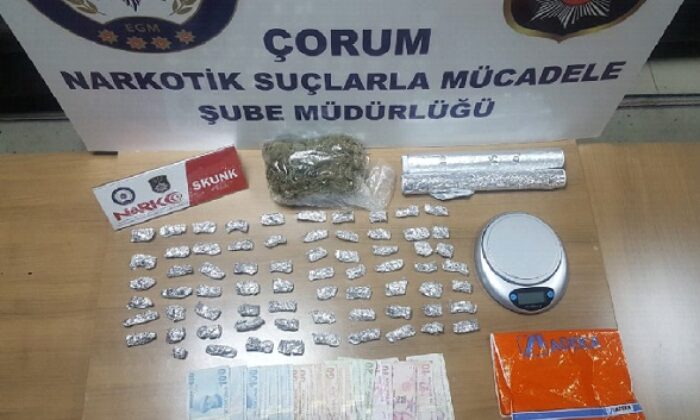 ÇORUM’DA ESRAR OPERASYONU