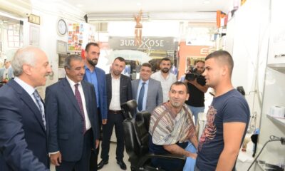 BAŞKAN GÜL ESNAFI ZİYARET ETTİ