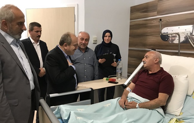KARADAĞ’DAN HASTALARA MORAL ZİYARETİ