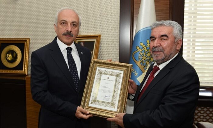 BAŞKAN GÜL’E TEŞEKKÜR BELGESİ