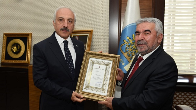 BAŞKAN GÜL’E TEŞEKKÜR BELGESİ
