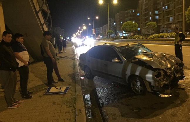 ÇORUM’DA ÜST GEÇİTTE ÜZÜCÜ KAZA