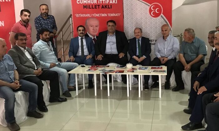 AK PARTİ’DEN MHP’YE NEZAKET ZİYARETİ