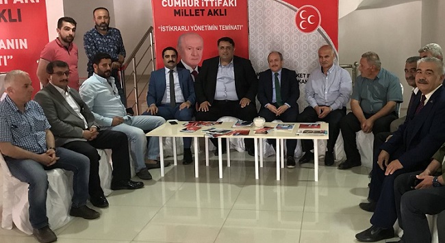 AK PARTİ’DEN MHP’YE NEZAKET ZİYARETİ