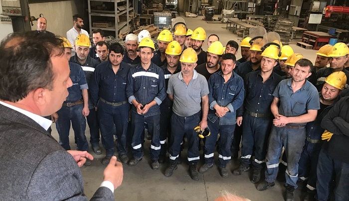 CEYLAN OSB’DEN DESTEK İSTEDİ