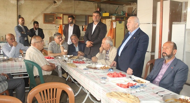 ESNAF SOFRASINDA BULUŞTULAR