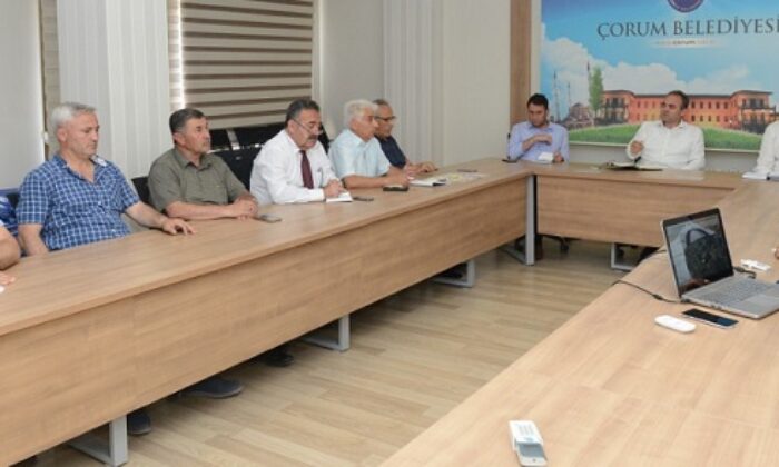 MUHTARLARLA TOPLU TAŞIMA GÖRÜŞÜLDÜ
