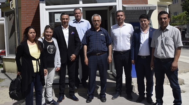 MAHALLE MUHTARLARINI ZİYARET ETTİLER
