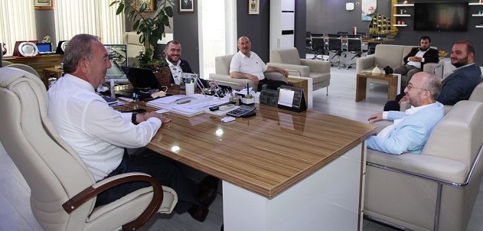 SAADETLİ ADAYLARDAN BAŞKAN’A ZİYARET
