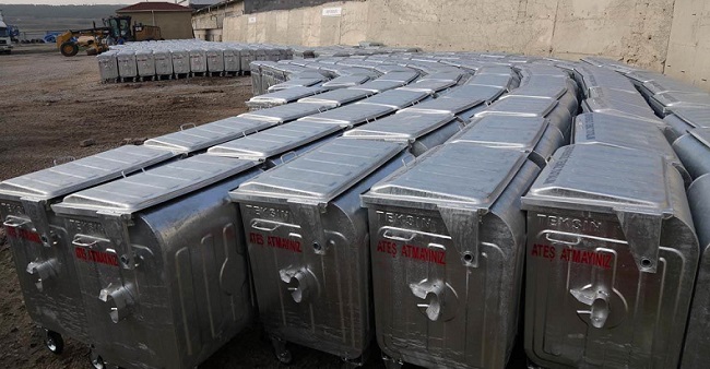 KÖYLERE 820 ÇÖP KONTEYNIRI