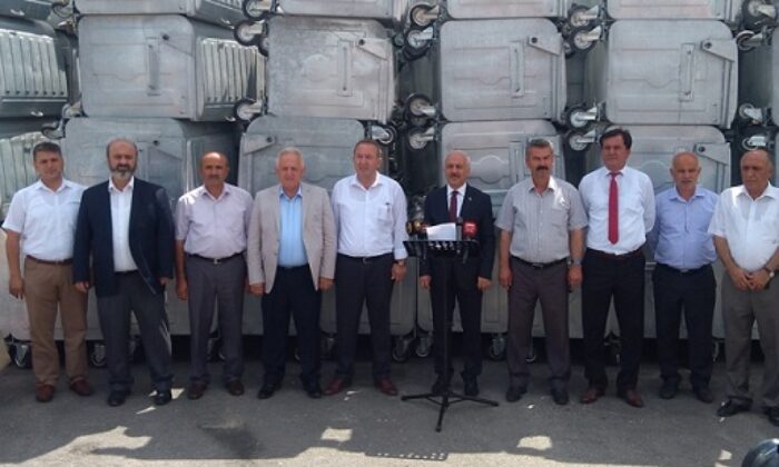 4 BİN 200 KONTEYNER DAĞITILACAK