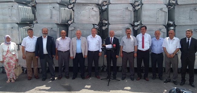 4 BİN 200 KONTEYNER DAĞITILACAK