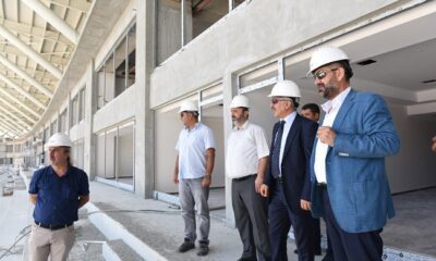 YENİ STADYUM İNŞAATINI İNCELEDİLER