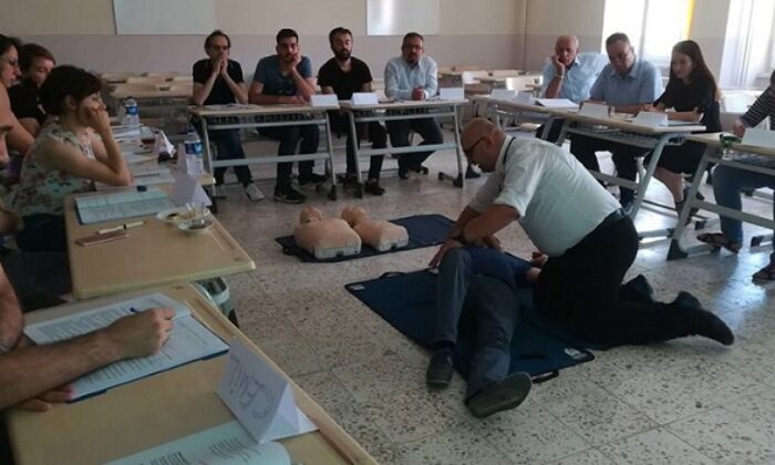 İLK YARDIM EĞİTİMİ ALDILAR