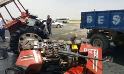 ÇÖP KAMYONU KAZA YAPTI: 1 ÖLÜ 2 YARALI