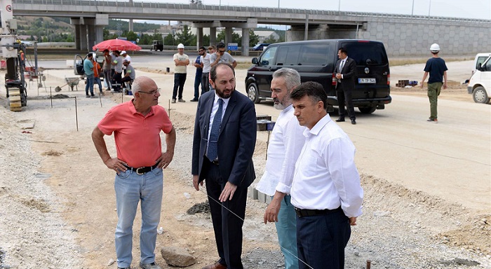 KUZEY KAMPÜSÜNE BETON YOL