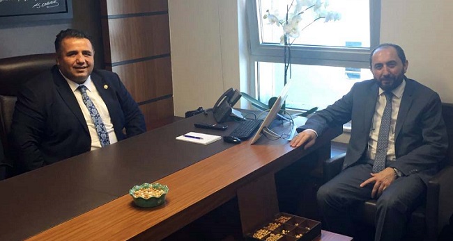 REKTÖR’DEN MİLLETVEKİLLERİNE ZİYARET