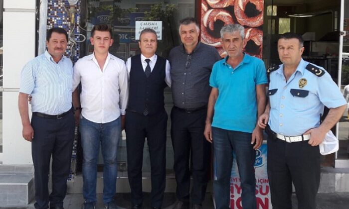 ŞOFÖRLER ODASINA VEDA ZİYARETİ