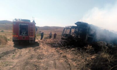 KAMYON SÜRÜCÜSÜ AĞIR YARALANDI