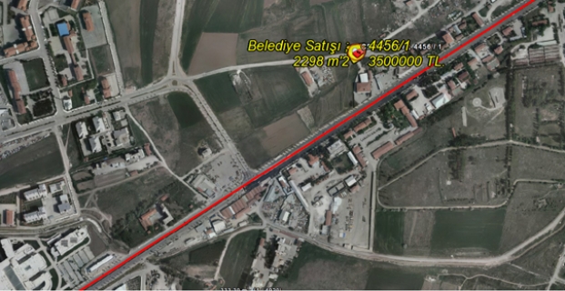 BELEDİYE TİCARET ARSASI SATIYOR