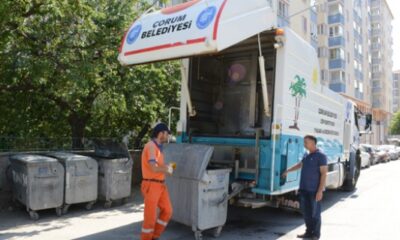 KONTEYNIRLAR DEZENFEKTE EDİLİYOR