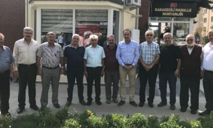 CEYLAN, MUHTARLARLA BULUŞTU