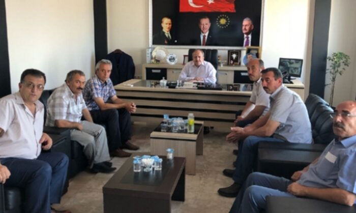 KARADAĞ, İSKİLİPLİ MUHTARLARLA BULUŞTU