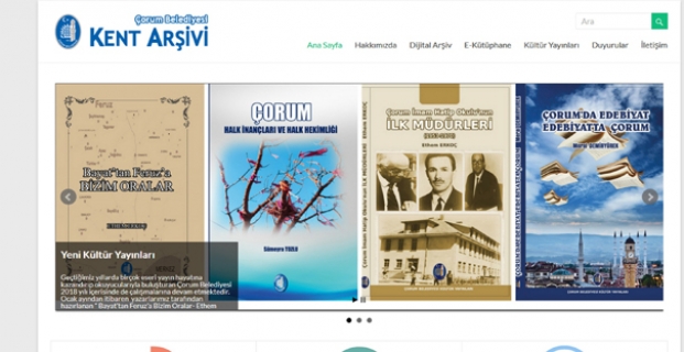 KENT ARŞİVİNE DİJİTAL ORTAMDAN ULAŞILABİLECEK