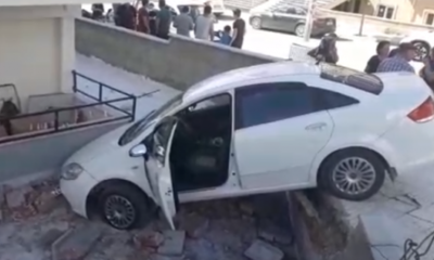 ÇORUM’DA SÜRÜCÜ BALKONA GİRDİ!