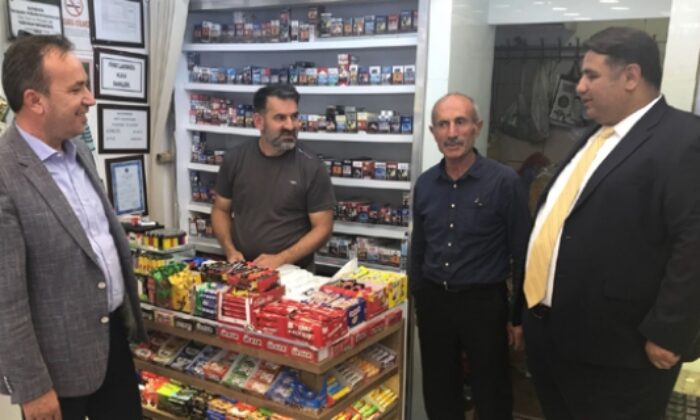 CEYLAN VE KAYA’DAN ESNAF ZİYARETİ