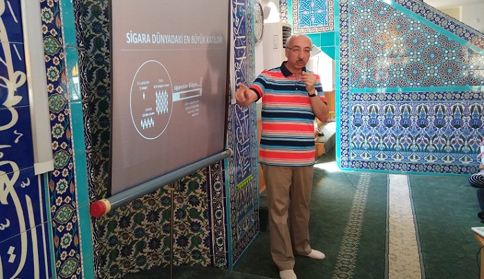 ÖĞRENCİLERE SİGARANIN ZARARLARI ANLATILDI
