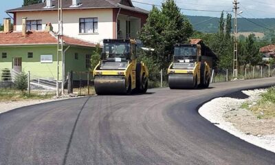 KURUSARAY KÖYÜNE SICAK ASFALT
