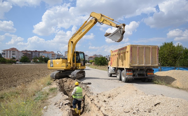 İÇME SUYU HATTINDA ÇALIŞMALAR BAŞLADI
