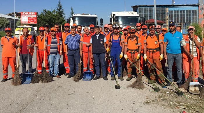 SANAYİ SİTESİNDE KAPSAMLI TEMİZLİK