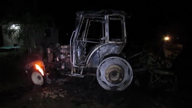 TANDIRDAKİ KIVILCIM TRAKTÖRÜ YAKTI
