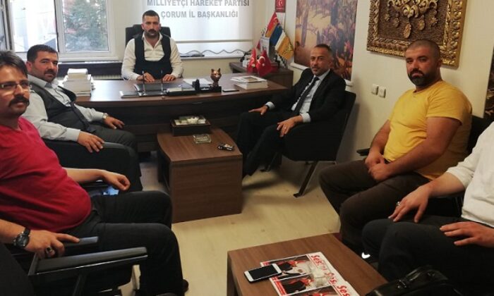 FATİH YÜCEL’DEN MHP’YE ZİYARET