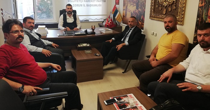 FATİH YÜCEL’DEN MHP’YE ZİYARET