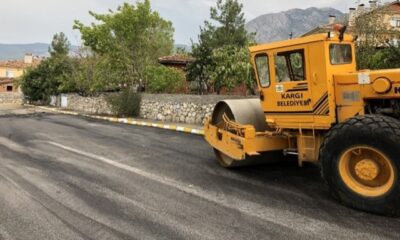 KARGI’DA ASFALTLAMA DEVAM EDİYOR