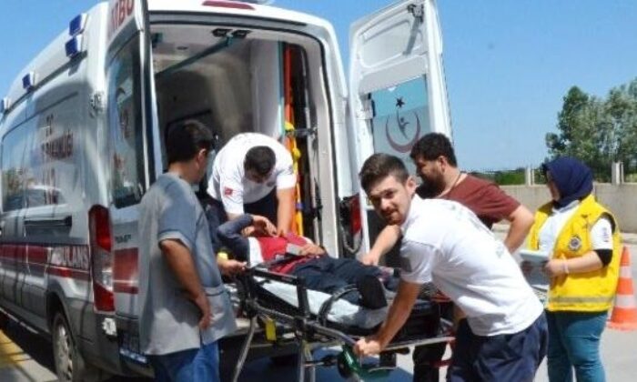 ASMADAN DÜŞEREK AĞIR YARALANDI